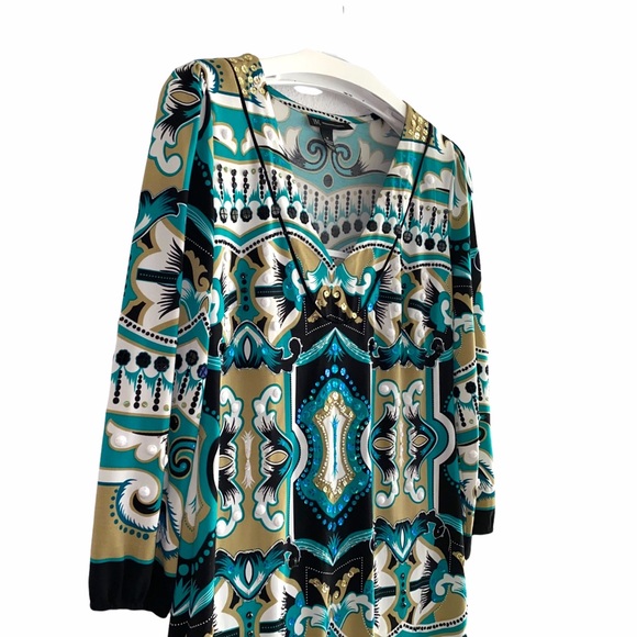 Beautiful boho beaded sheath dress, NWOT. - Picture 12 of 16